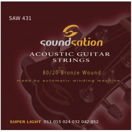 SOUNDSATION SAW-431 CUERDAS GUITARRA ACUSTICA