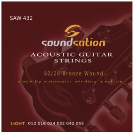 SOUNDSATION SAW-432 CUERDAS GUITARRA ACUSTICA SOUNDSATION SAW-432 CUERDAS GUITARRA ACUSTICA