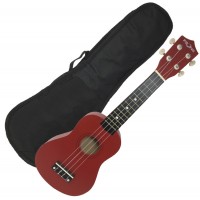 FZONE UK-02SB RD UKELELE SOPRANO ROJO CON FUNDA