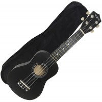 FZONE UK-02SB BK UKELELE SOPRANO NEGRO CON FUNDA