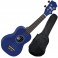 ALOHA UK-200B DB UKELELE SOPRANO AZUL OSCURO CON FUNDA