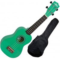 ALOHA UK-200B GR UKELELE SOPRANO VERDE CON FUNDA