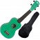 ALOHA UK-200B GR UKELELE SOPRANO VERDE CON FUNDA