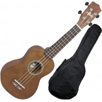 ALOHA UK-200B NT UKELELE SOPRANO NATURAL CON FUNDA