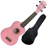 ALOHA UK-200B PK UKELELE SOPRANO ROSA CON FUNDA