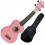 ALOHA UK-200B PK UKELELE SOPRANO ROSA CON FUNDA