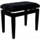 MLI FS202BKS/BK BANQUETA PIANO NEGRO MATE